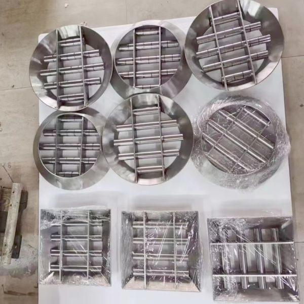 Custom Permanent Strong Magnet Grid 12000 Gauss Neodymium Bar Rod Separator Stainless Filter High Magnetic Hopper Grate Magnet for lithium battery