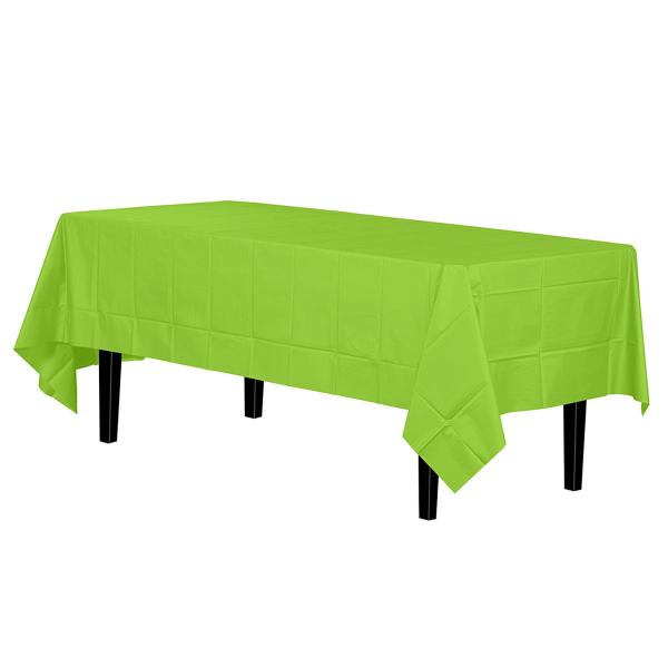 Buy Plain Dyed SGS Disposable Plastic Table Cover PEVA at wholesale prices