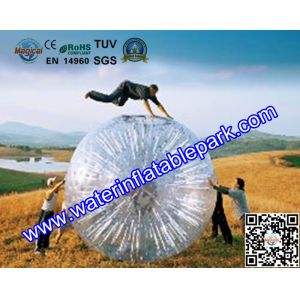 Sport Body Zorbing Bubble Ball For Playing , Inflatable Grass Zorb Ball