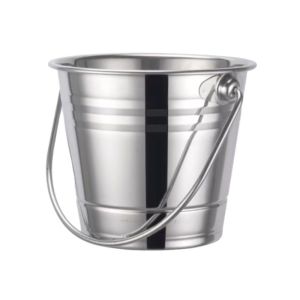 12L Metal Wine Bucket 4 Color Galvanized Ice Bucket With Handle