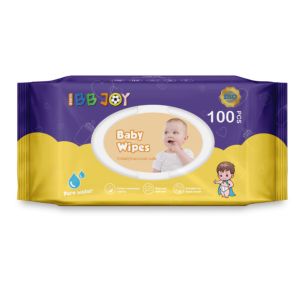 Unscented Baby Wet Wipes Bamboo Fiber Moisturizer Alcohol Free