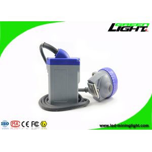 ABS 6.6Ah LED Miners Cap Lamp 216lum 10000lux Waterproof Miners Headlamp