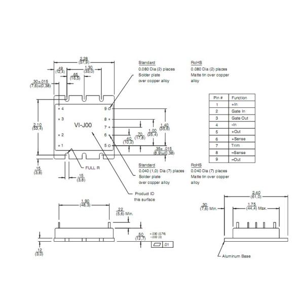 Buy IGBT Power Module VI-J12-CY DC-DC Converters 25 to 100 Watts  FUJITSU IGBT Power Module at wholesale prices