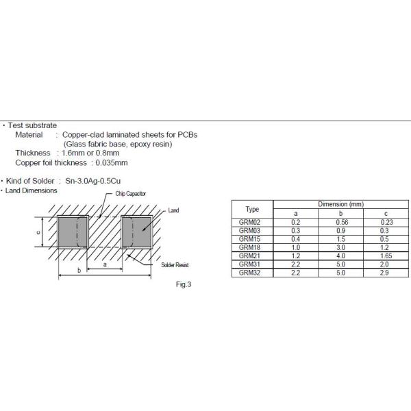 GRM21BR6YA106KE43 CAP, 10uF, 35V, ±10%, X5R:EIA, 0805 MLCC Multi Layer Chip Capacitors