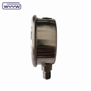 Liquid Filled Bezel Ring Pressure Gauge Manometer 2.5% Accuracy