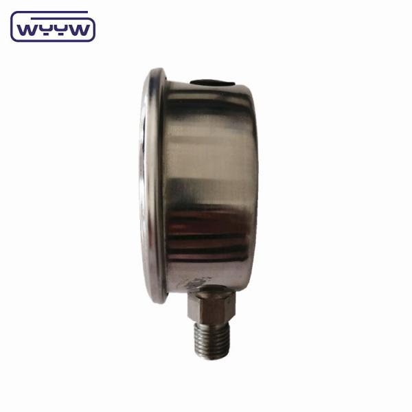 Buy Liquid Filled Bezel Ring Pressure Gauge Manometer 2.5% Accuracy at wholesale prices