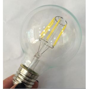 G80 LED Filament Edison Glass Bulbs light Dimmable E14/E26/E27/B22,4W/6W/8W,110v/220v
