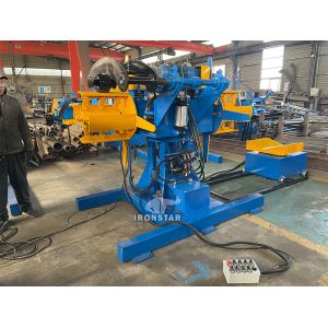 5 ton 500mm width double head hydraulic decoiler with car
