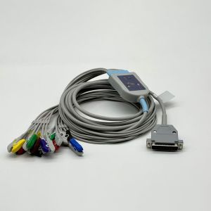 Micromed one-pieces 25pin EKG Cable 11-Lead Clip IEC