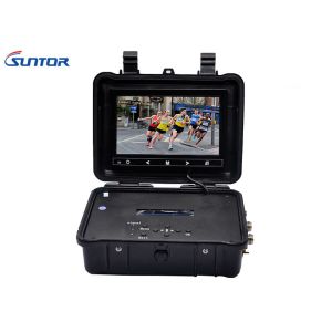1 CH 7 Inch LCD COFDM Receiver , Audio Video Receiver With High Definition