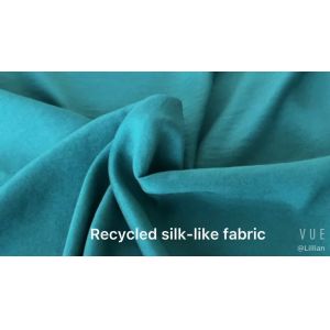 Quality imitation acetate Fabric woven satin Wedding Customized polyester fabric for dress for sale