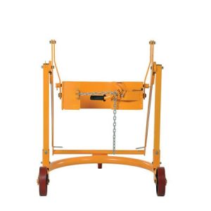 Quality Manual Powered 55 Gallon Plastic Drum Handling Equipments Drum Carrying Trolley 350kg for sale