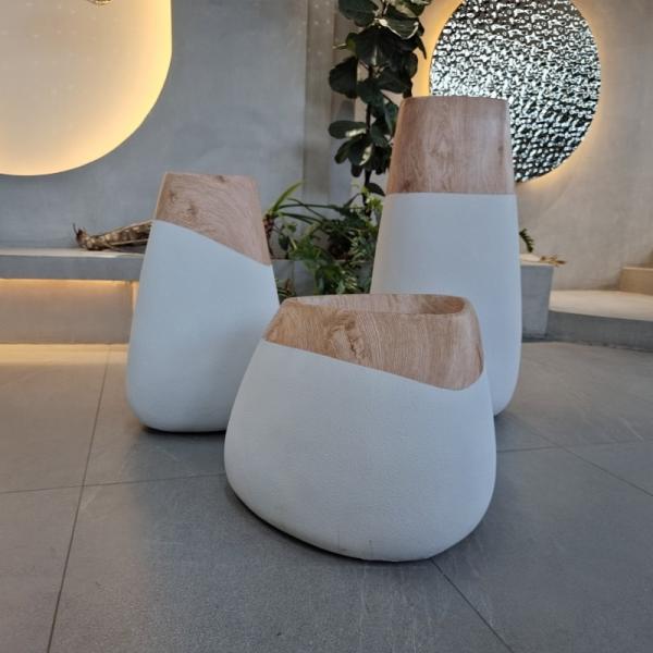 Fiberglass Large Resin GRP Planter Box For Garden Indoor And Outdoor Decor