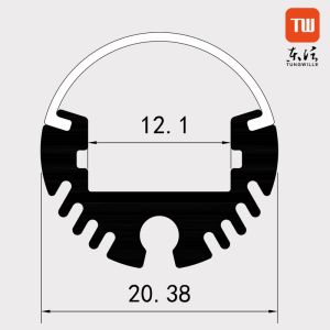 Extrusion Aluminium LED Strip Light Channel Profile 20mm X 20mm