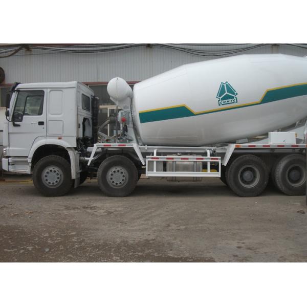 Buy SINOTRUK HOWO Concrete Mixer Truck 14CBM 371HP 8X4 LHD ZZ5317GJBN3261W at wholesale prices