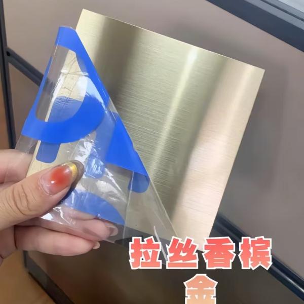 Sliver Color Stainless Steel Sheet Mirror 8K Finishing / Hairline SS Sheet NO.4 Anti-finger Print