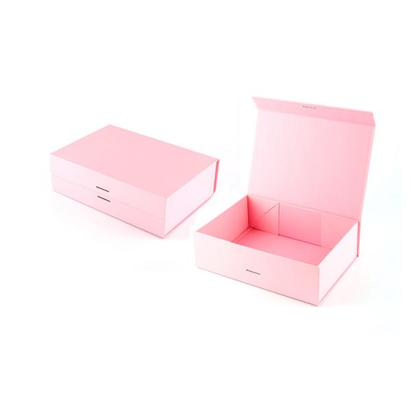 Buy Custom Logo Hardcover Paper Packaging Foldable Magnet Folding Gift Box With Magnetic Lid at wholesale prices