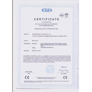 Chongqing Scope Instrument Co. Ltd Certifications