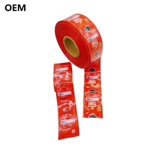 High Shrink Colourful Flexography Printing Nylon Sausage Casing For Homemade