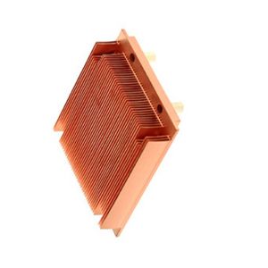 Brass / Bronze Copper Heat Sink , CPU Cooler Extrusion Heat Sink