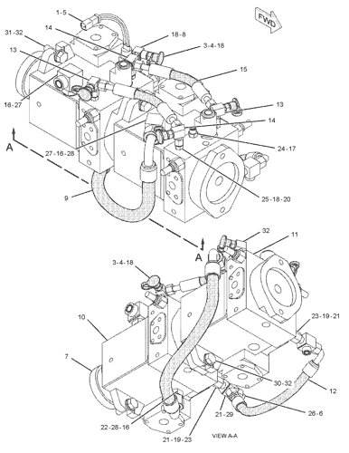 159-9458 0R7791 For CAT CS-533D CS-583E CS-663E CS-573E CP-533D A4VG56 Hydraulic MAIN PUMP PUMP GP-PISTON (PROPEL, AXLE)