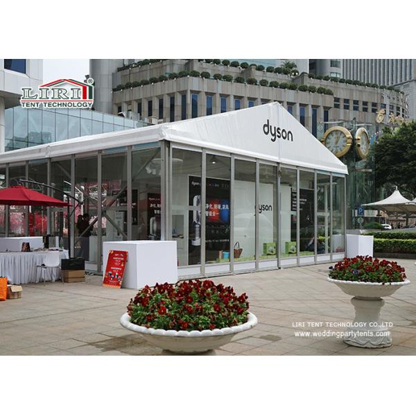 Buy 10m Width Outdoor Event Tents With Glass Walls For High Class Events at wholesale prices
