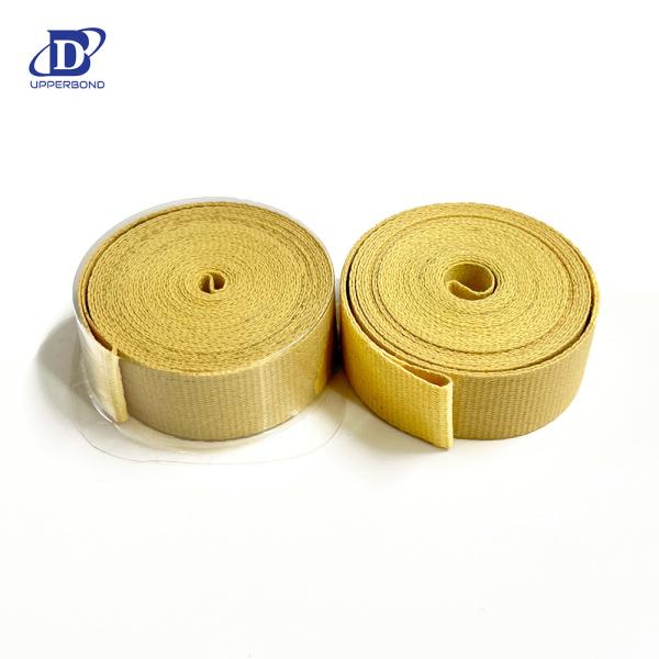 Yellow Aramid Fiber Full Coated Aramid Tape 0.50-0.62mm For Consistent Tobacco