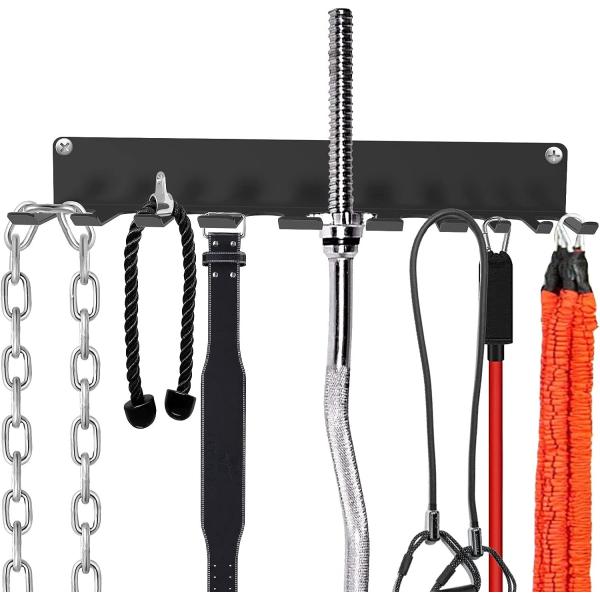 Buy Home Gym Prong Hooks and Steel Wall Mount Bracket for Lifting Belts and Accessories Rack at wholesale prices