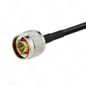 Black Durable LMR240 Antenna Cable Assembly