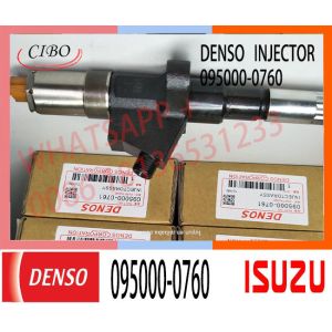 Diesel Fuel Common Rail Injector 095000-0761 095000-0760 For 6SD1 1153004151 1