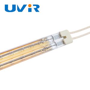 Gold Halogen Infrared Heater Tube 6000W 400V for Industrial Curing