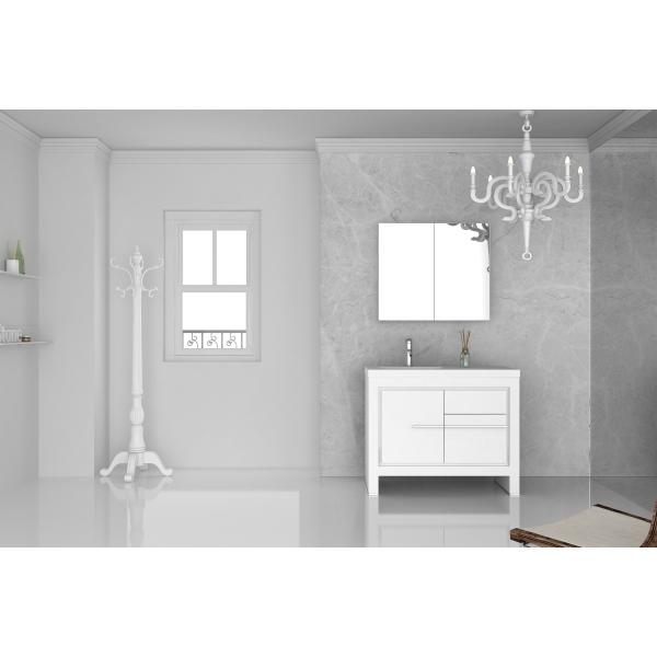 Buy Combined MDF Bathroom Cabinet Sets with Mirror / bathroom vanity set at wholesale prices