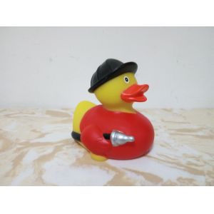 Firefighter Fireman Mini Rubber Ducks / Promotional Personalised Rubber Bath