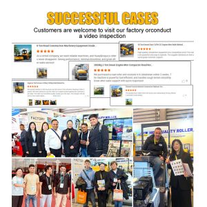 New 3 Ton Vibratory Mini Road Roller Compactor Machine Tire Road Roller for