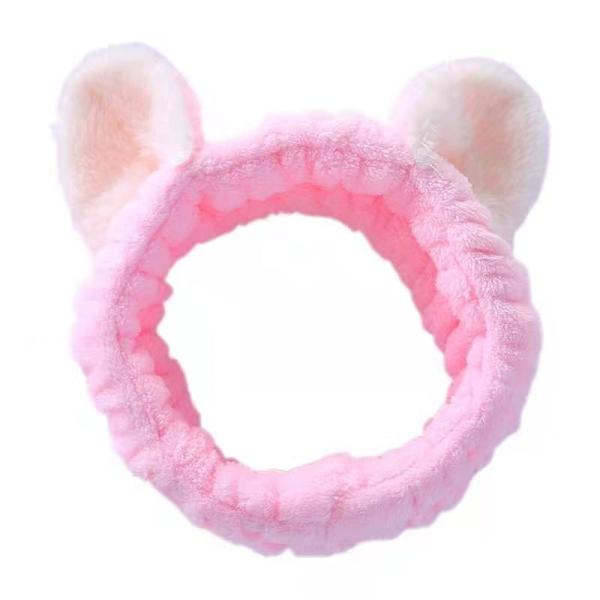 Cute Cat Ears Simple Makeup Plush Headband Plush Hair Band Soft Toy Accessories