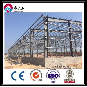 Wind Resistant Industrial Prefab Buildings Steel Structure Aluminum Alloy Window