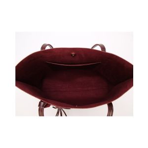 36x33x11 Cm Women Brown PU All Leather Tote Bag