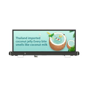 Patented Design P3.3 Taxi Top Advertising Signs Ultra Thin Taxi Top Sign