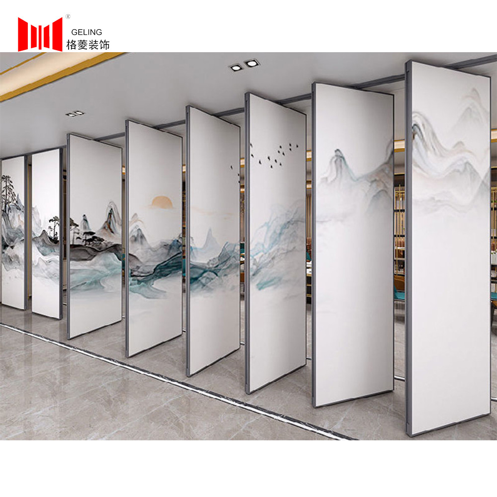 4m High Soundproof Foldable Partition Wall For Exhibition Hall