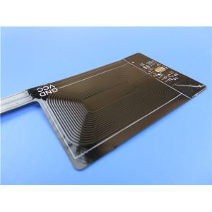 Double Layer Flexible Pritned Circuit (FPC) Prototype with Black Coverlay and