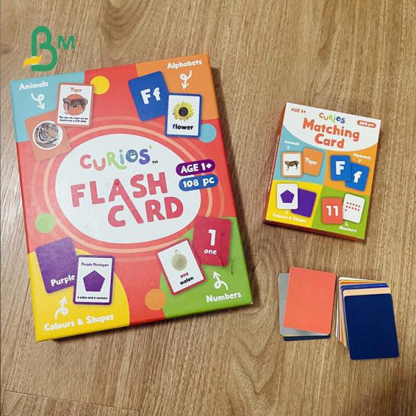 Recycled Pulp Coated White Board With Gtey Back for Literacy Card