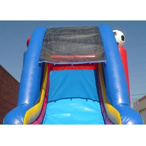 Football Basketball Sports Inflatable Bounce House Combo Customized Panel For