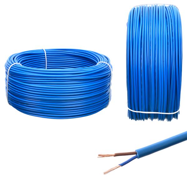 450/750v Two Cores Three Cores H05v-k Cable Wire with PVC Insulation in Solid Copper Flexible RVV Electric Power Cord