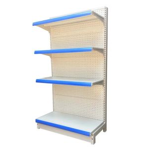 Factory Customized Color Size Logo white wall shelves gandola shelves light duty
