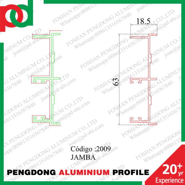 Perfiles De Aluminio Linea 20 Jamba Fabricante De China