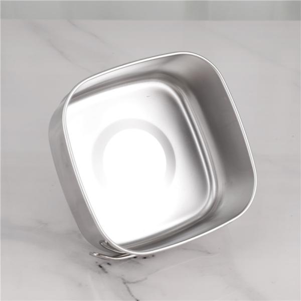 6pcs Bento Stainless Steel 201 Food Packaging Lunch Box Container Set