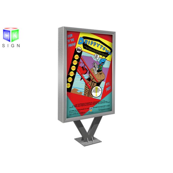 Buy Advertising Street Scrolling Light Boxes , Floor Standing Light Box Eco Friendly at wholesale prices