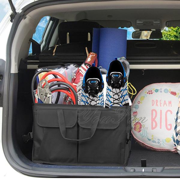 Automotive Trunk Storage Organizer With Non Slip Waterproof Bottom