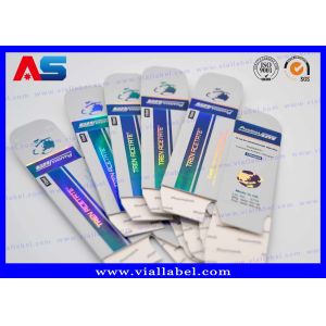 Cosmetic 20ml Vial Box Silver Hologram Printing boxes for 10ml vials