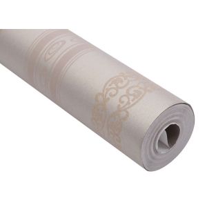 Removable Non woven Wallpaper Modern Simple Champagne Stripes Pattern